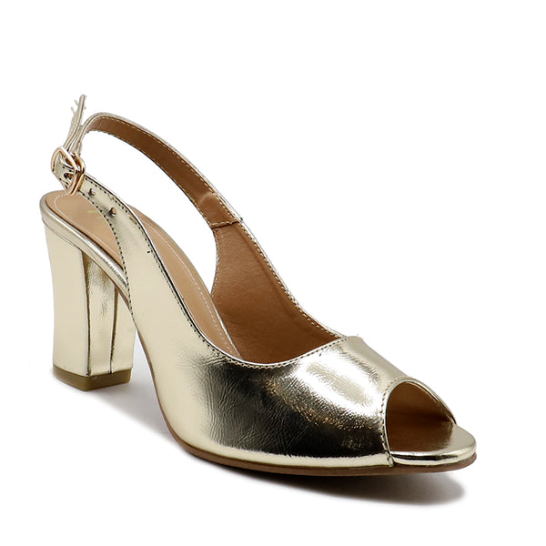 Golden Fancy Sandal L00660014
