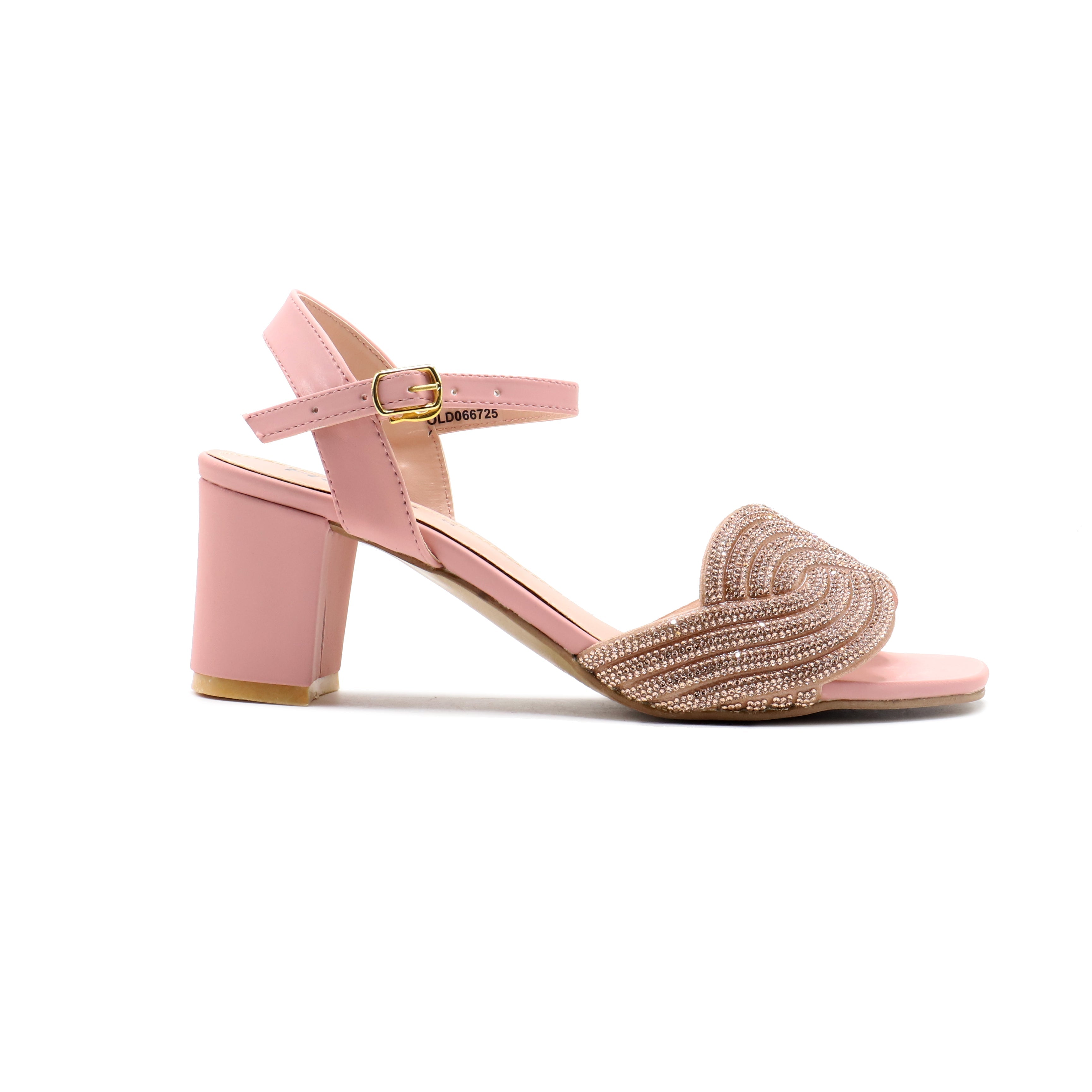 Light pink heeled sandals best sale