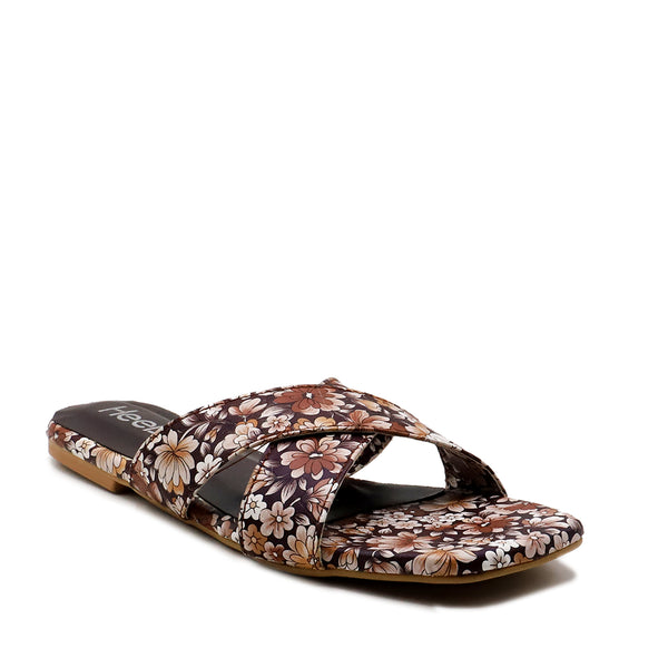 Brown Casual Slipper L00350061