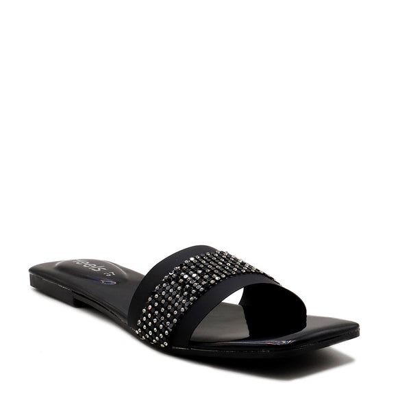 Black Casual Slipper L00350047