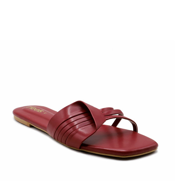 Maroon Casual Slipper L00350062