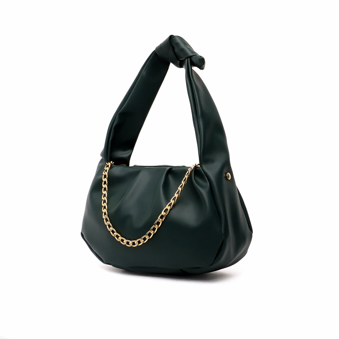 Green Casual Hand Bag P00P01425