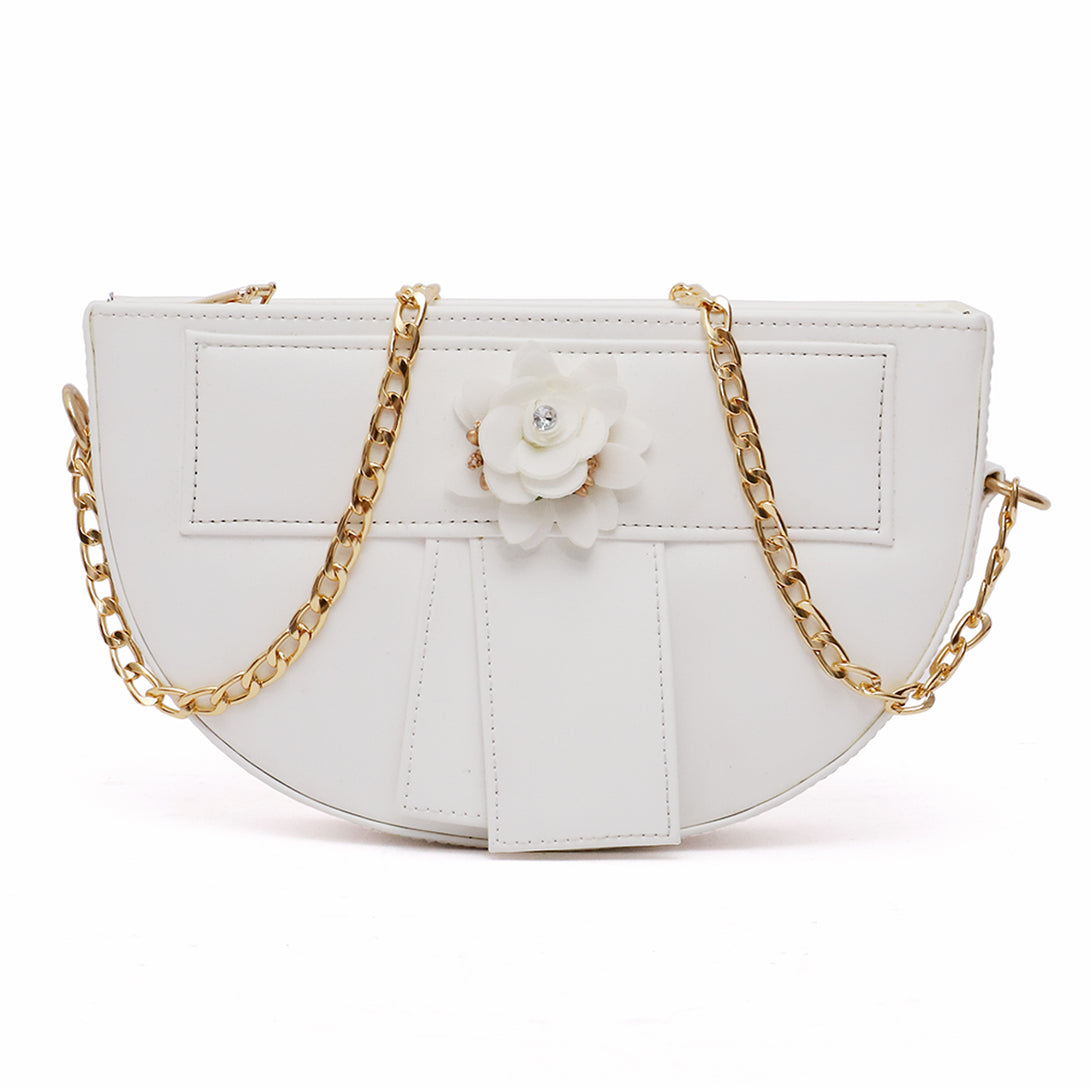 White Casual Clutch C00C08091