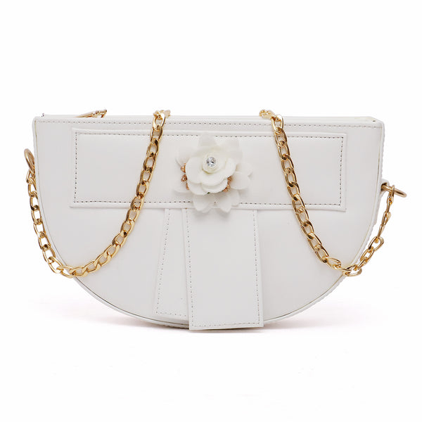 White Casual Clutch C00C08091