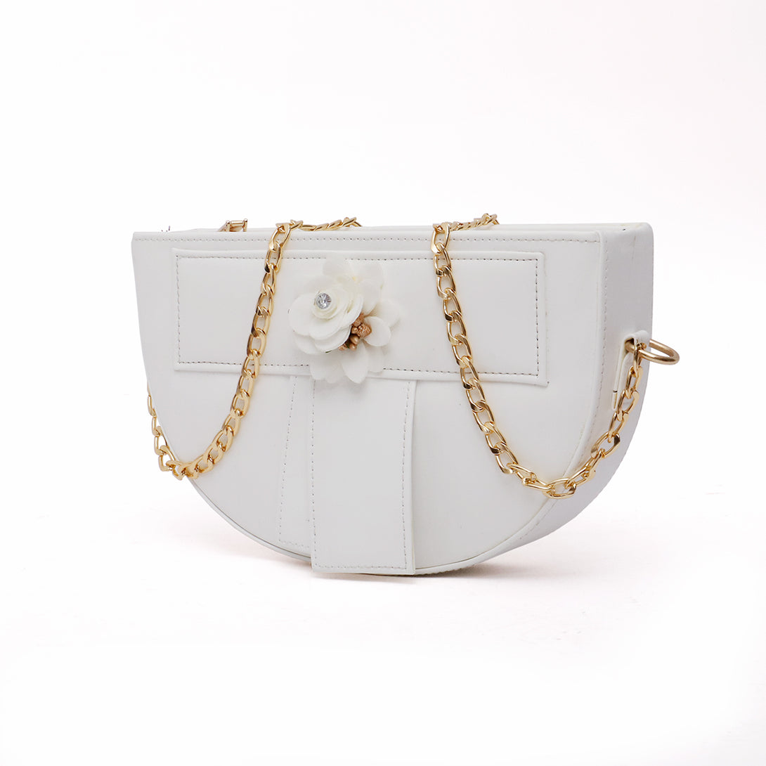 White Casual Clutch C00C08091
