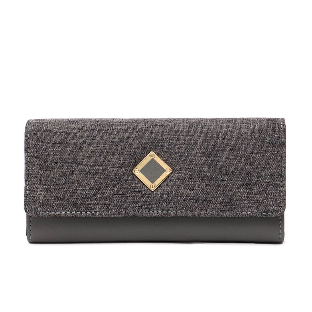 Grey Casual Wallet W00W00031