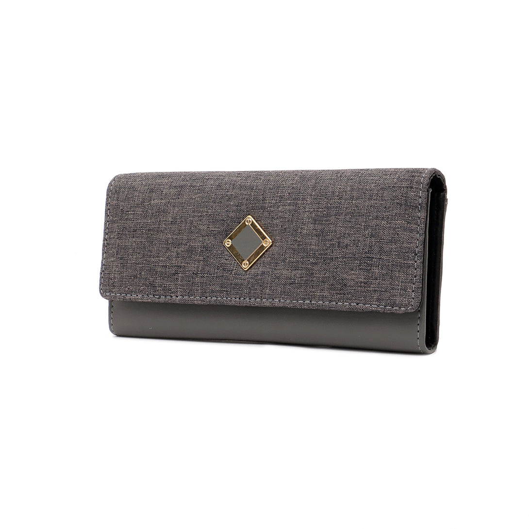 Grey Casual Wallet W00W00031