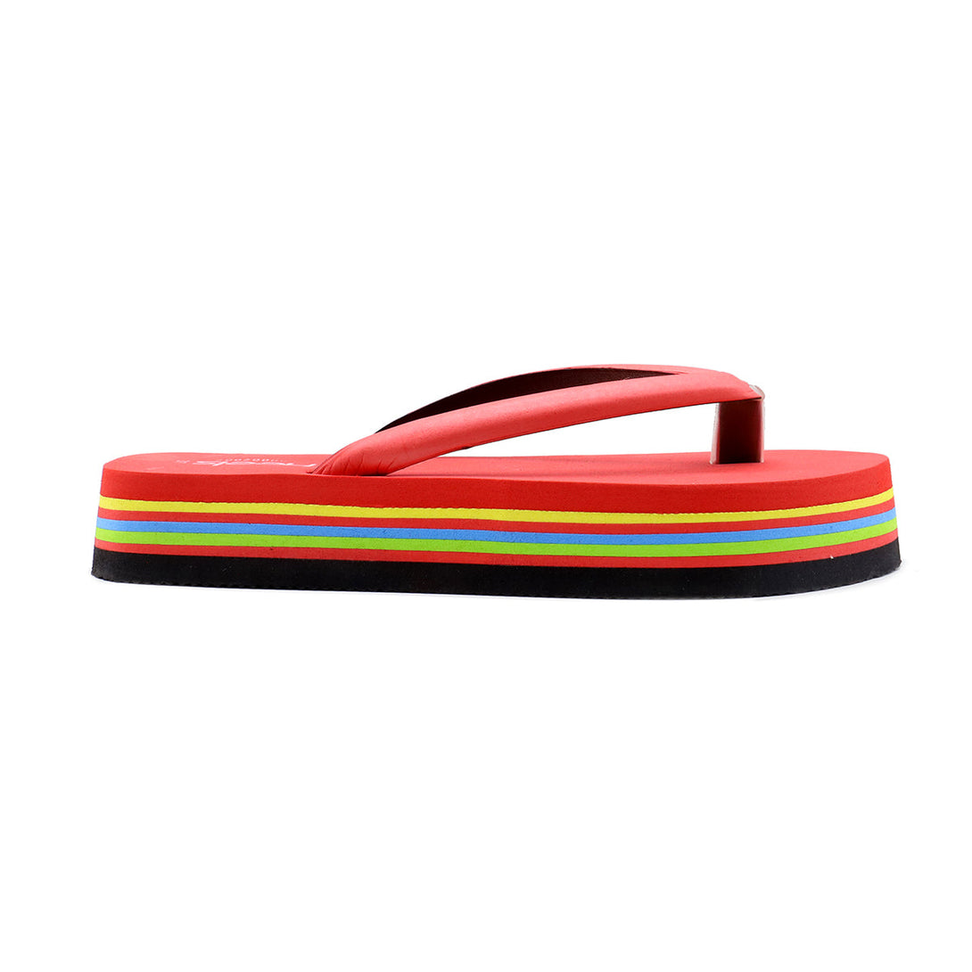 Red Casual Chappal L00002007
