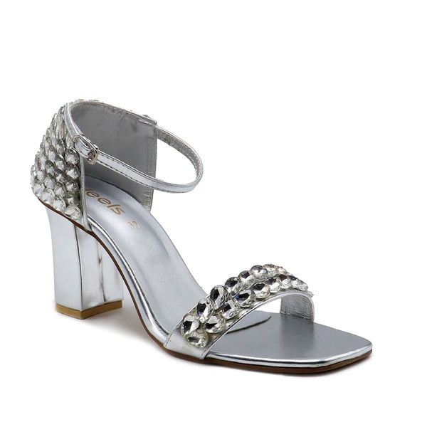 Silver Fancy Sandal 066723