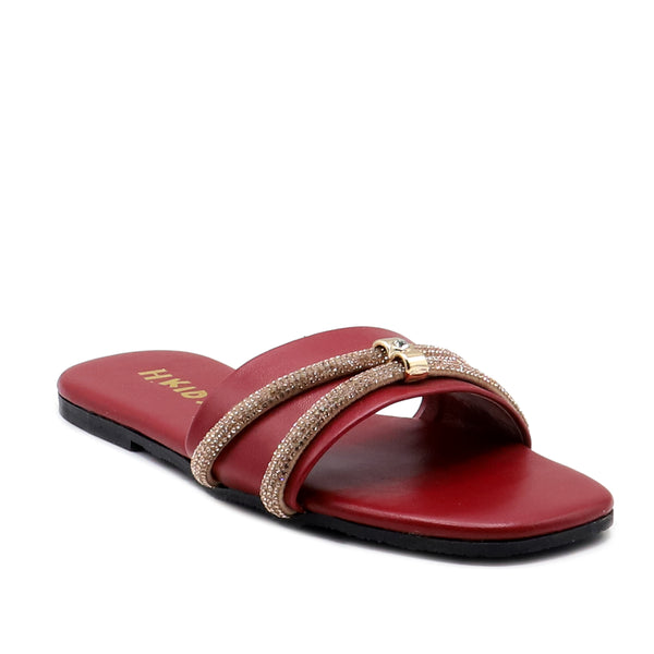 Red Casual Chappal K00G30002