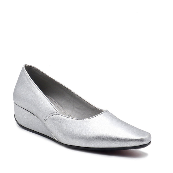 Silver Formal Court Shoes L00850002