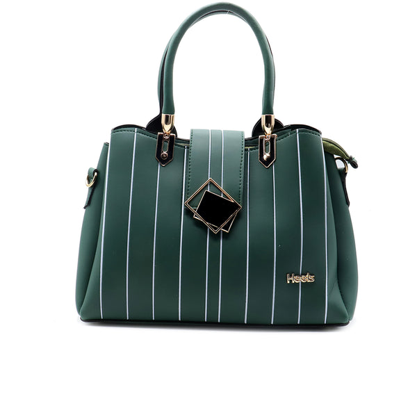 Green Casual Hand Bag P00P01247