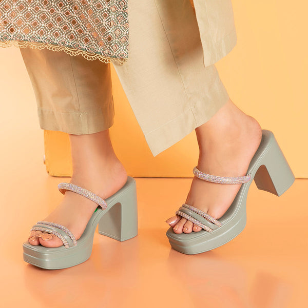 Mint Green Formal Slipper 040719