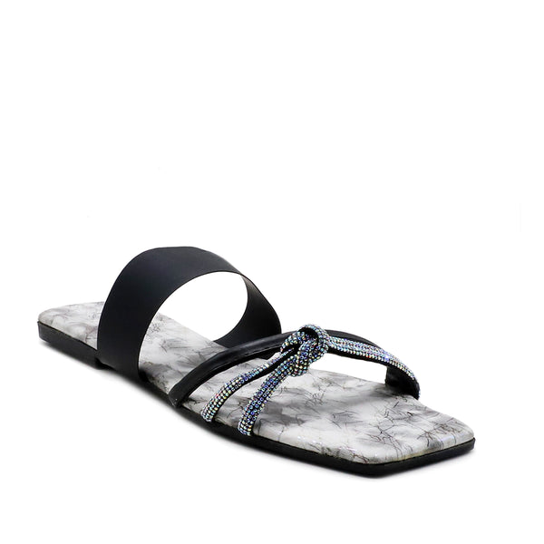 Black Casual Slipper L00350048