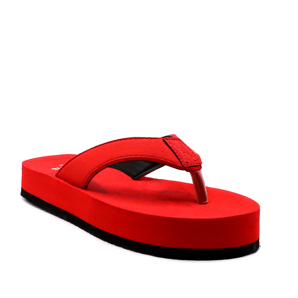 Red Casual Chappal L00002031