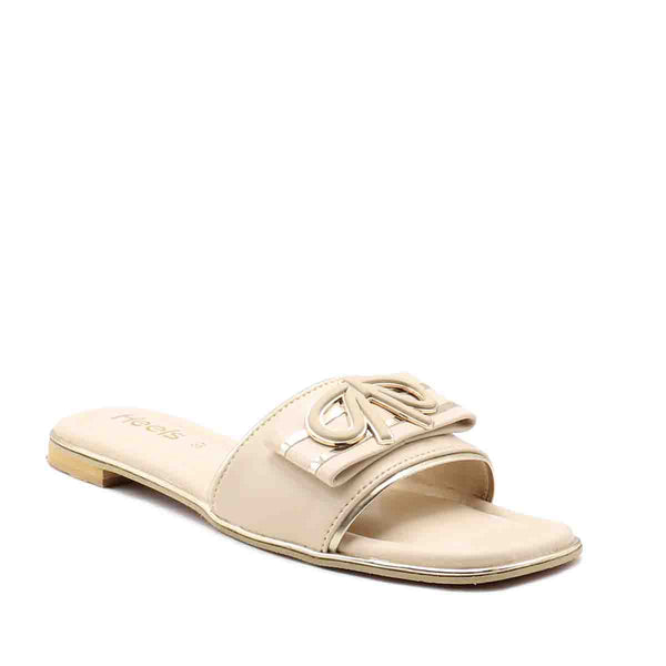 Cream Formal Slipper L00400025