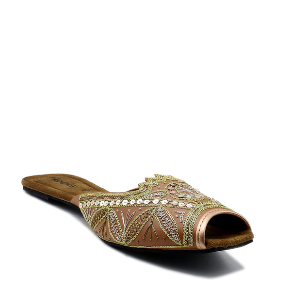 Mustard Ethnic Mule L00940014