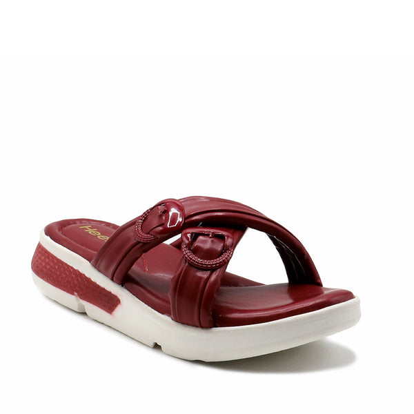 Maroon Casual Slipper LCL760007