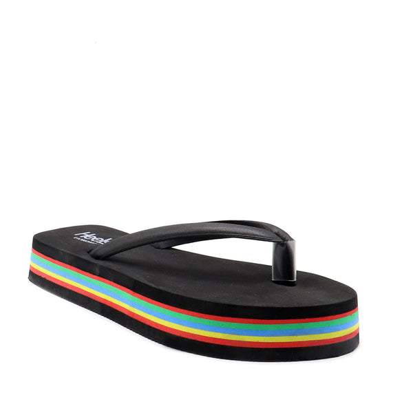 Black Casual Chappal L00002007