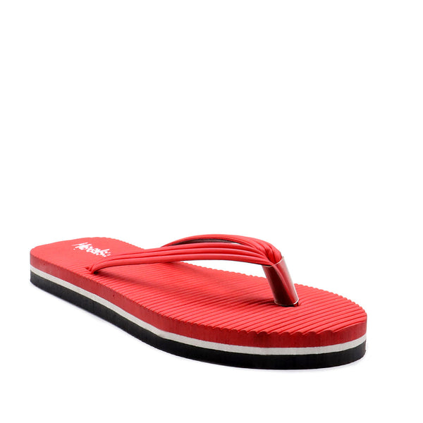 Red Casual Chappal L00002008