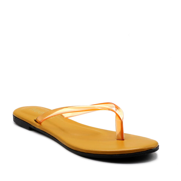 Yellow Casual Chappal L00500022