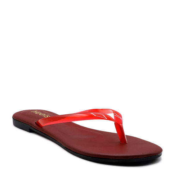 Maroon Casual Chappal L00500022