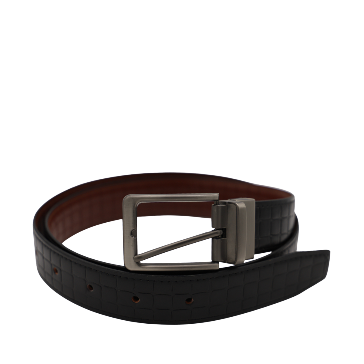 Black/Tan Men Belt