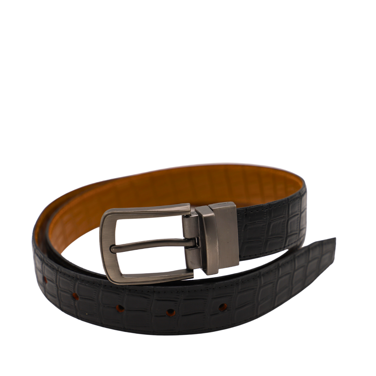 Black/Mustard Men Belt