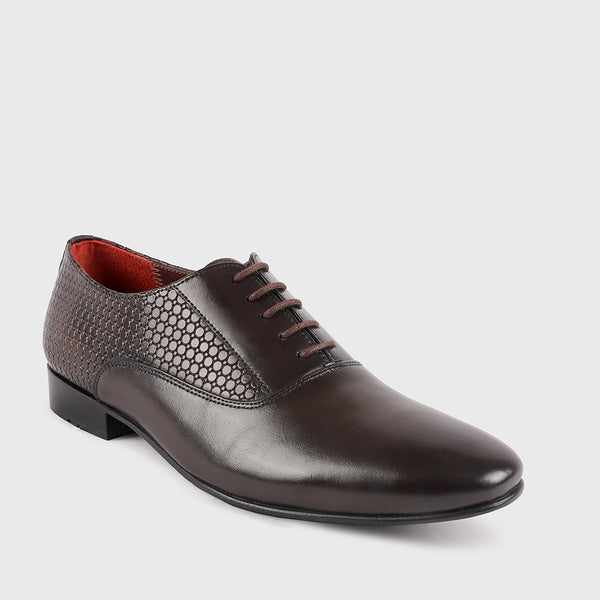 Stylish Mocha Formal Lace Up shoes for office and events
