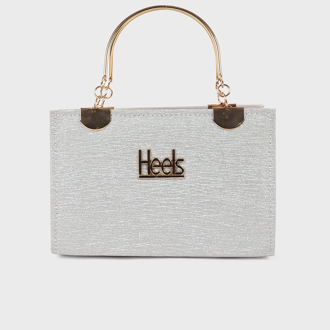 Silver Fancy Hand Bag for Ladies in Pakistan