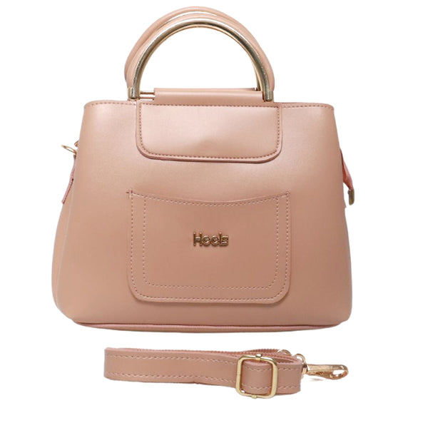 Pink Casual Hand Bag P00P01186