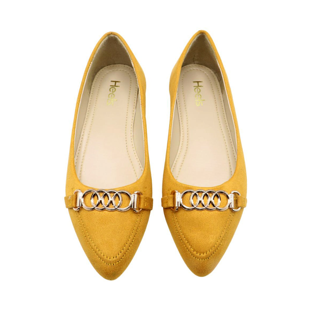 Yellow Casual Pumps L00900015