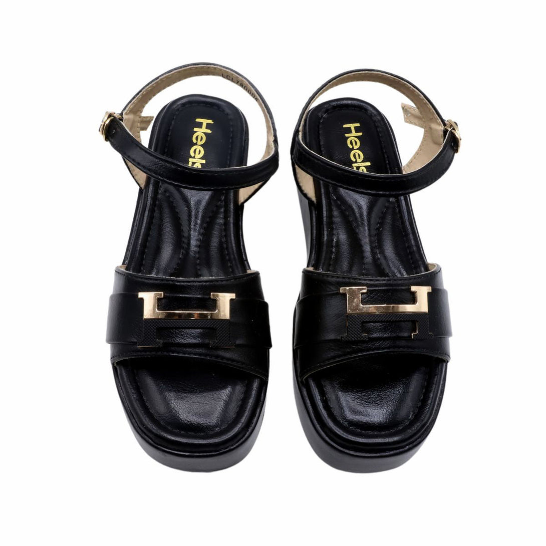 Black Casual Sandal LCL780004