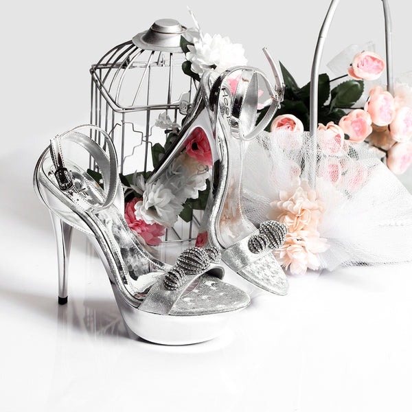 Silver Bridal Sandal L00660002