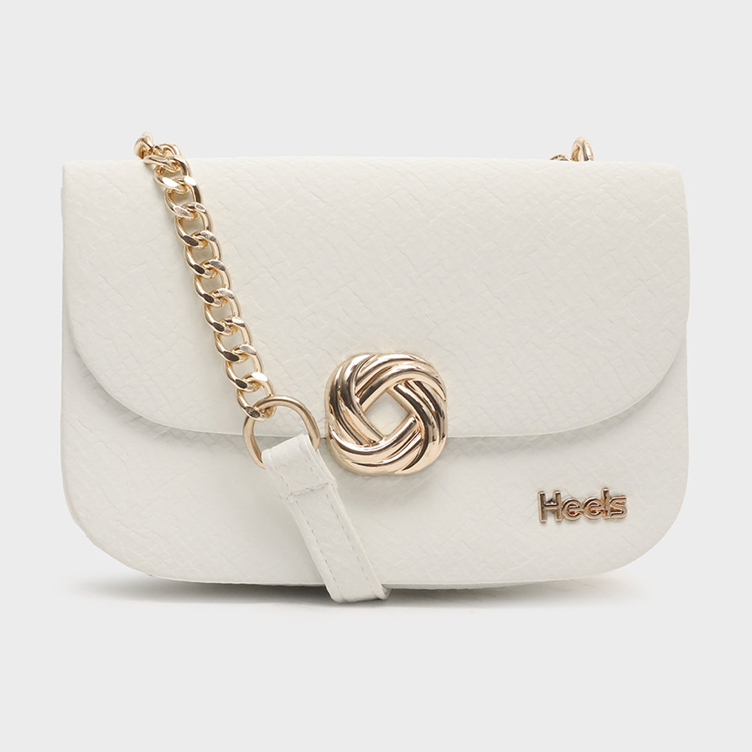 White Fancy Clutch for bridal and party wear in Pakistan