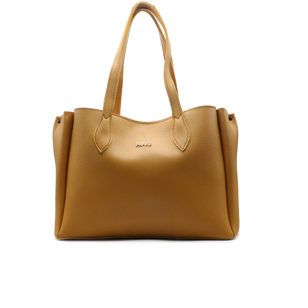 Yellow casual handbag for women stylish and vibrant purse for everyday use