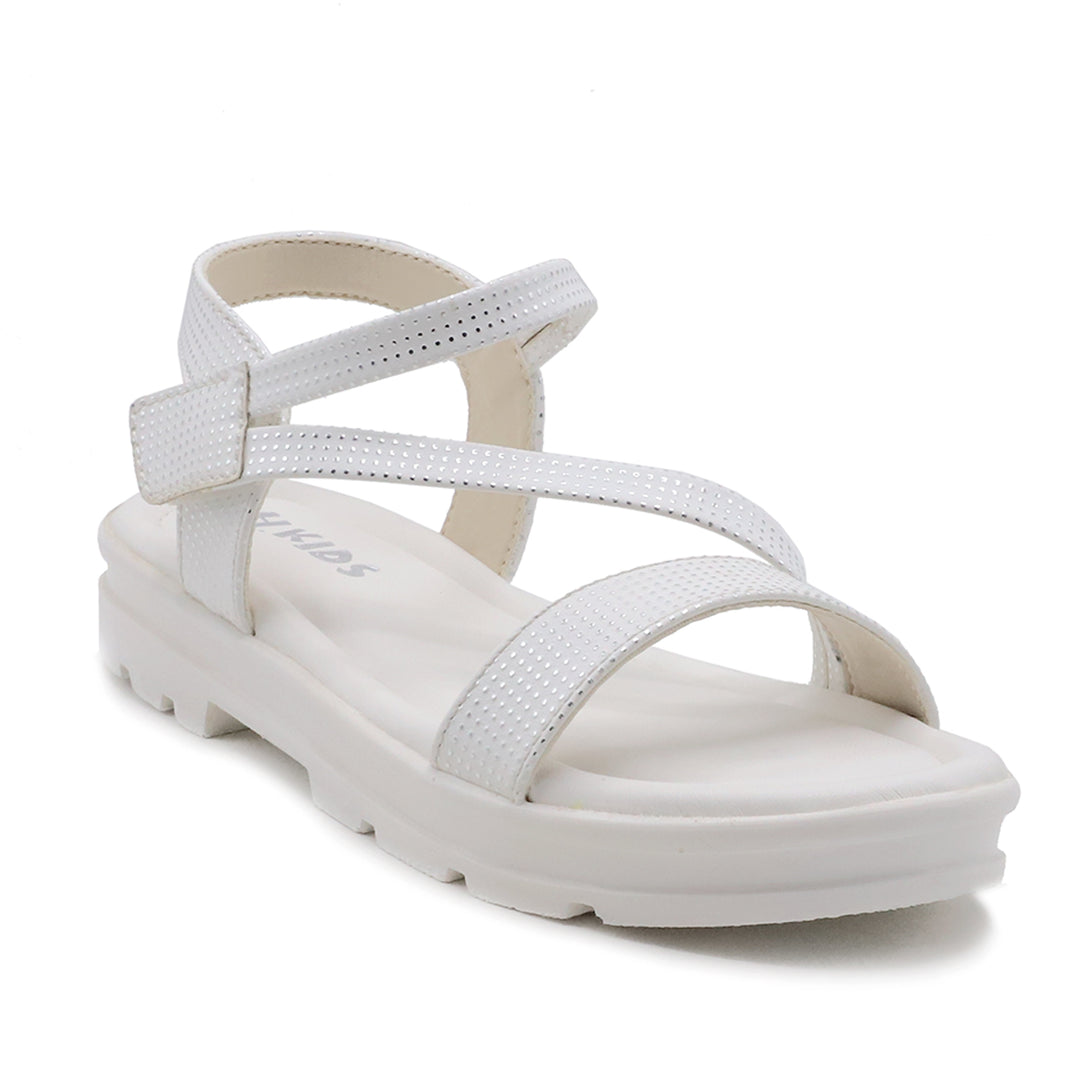 Yellow casual sandal for girls â€“ stylish kids summer footwear Pakistan

