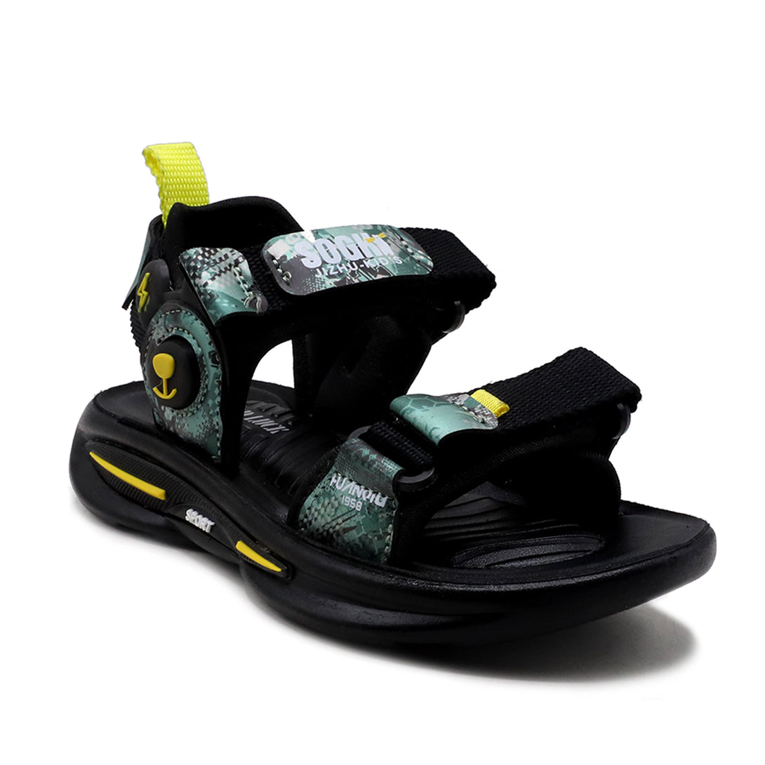 Yellow casual sandals for boys â€“ stylish comfy kids summer shoes Pakistan

