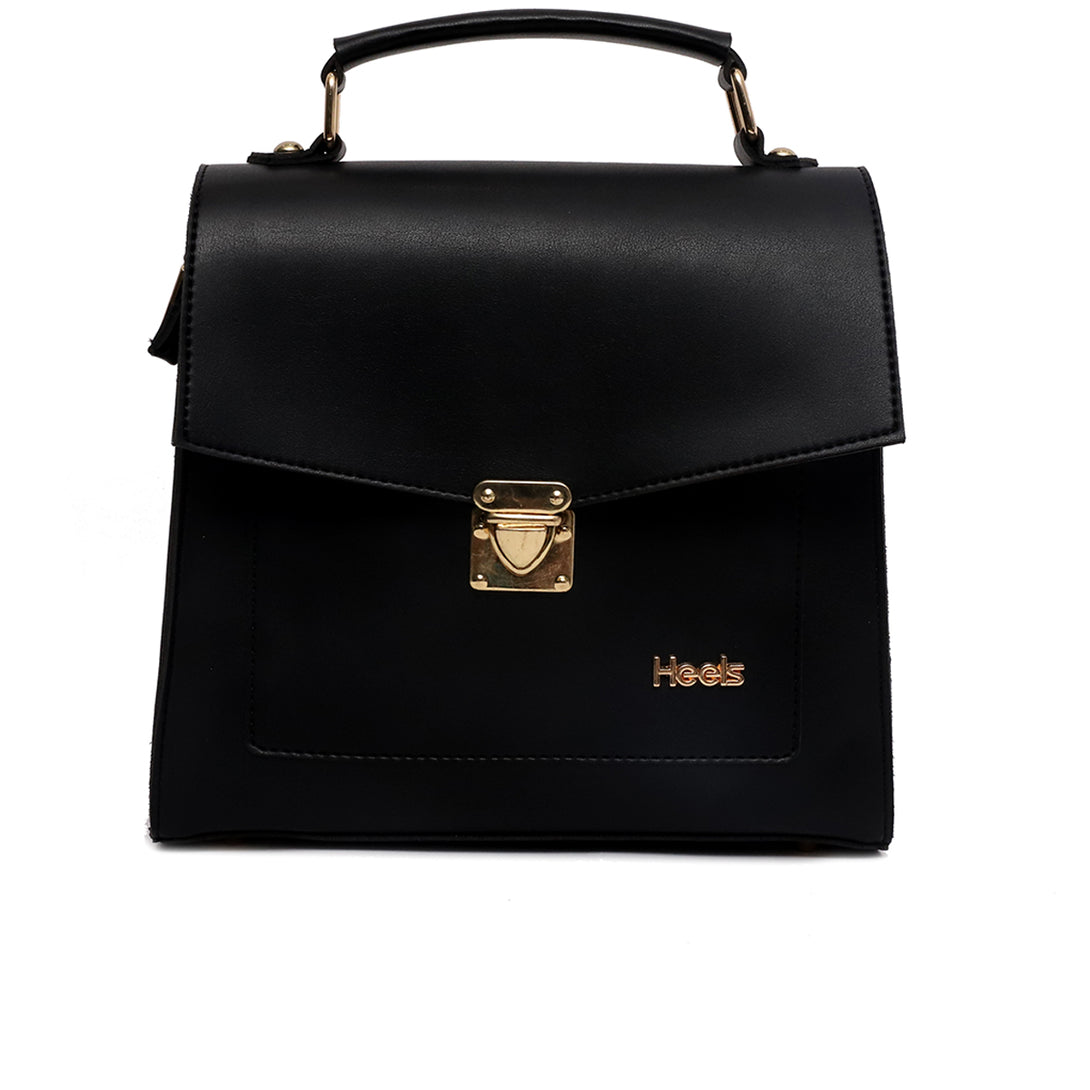 Elegant black women handbag, durable casual design available in Pakistan