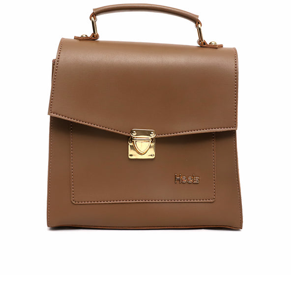 Durable coffee casual handbag for ladies, stylish everyday bag Pakistan