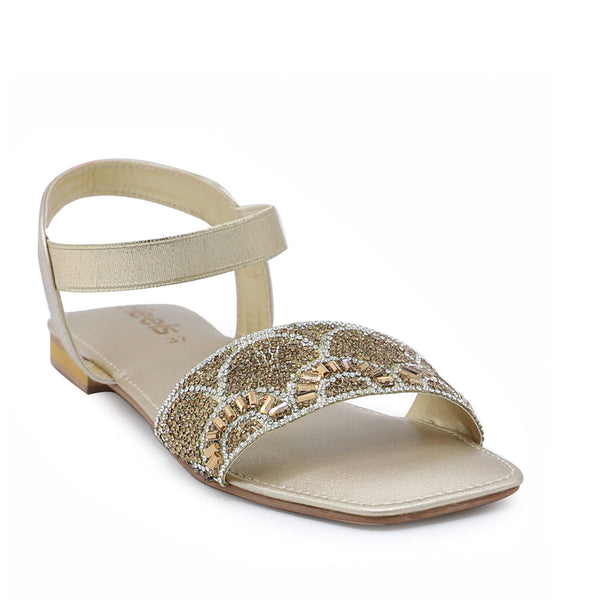 Golden Fancy Sandal 060007