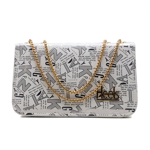 Trendy white casual boxy clutch handbag for women â€“ online shopping Pakistan.