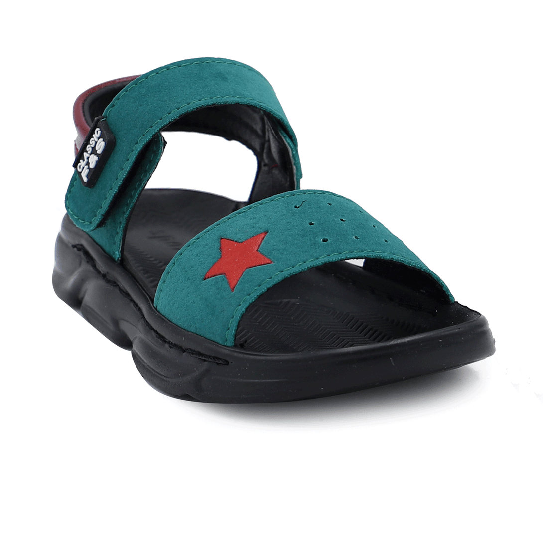 Green Casual Sandal B20008
