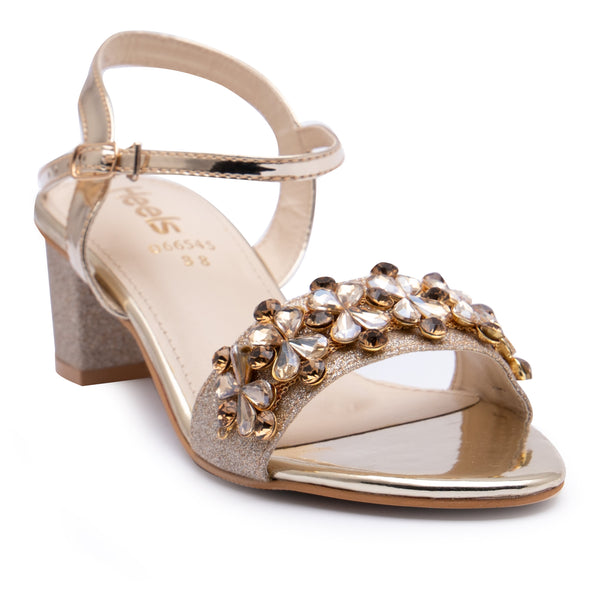 Golden Bridal Sandal 066545