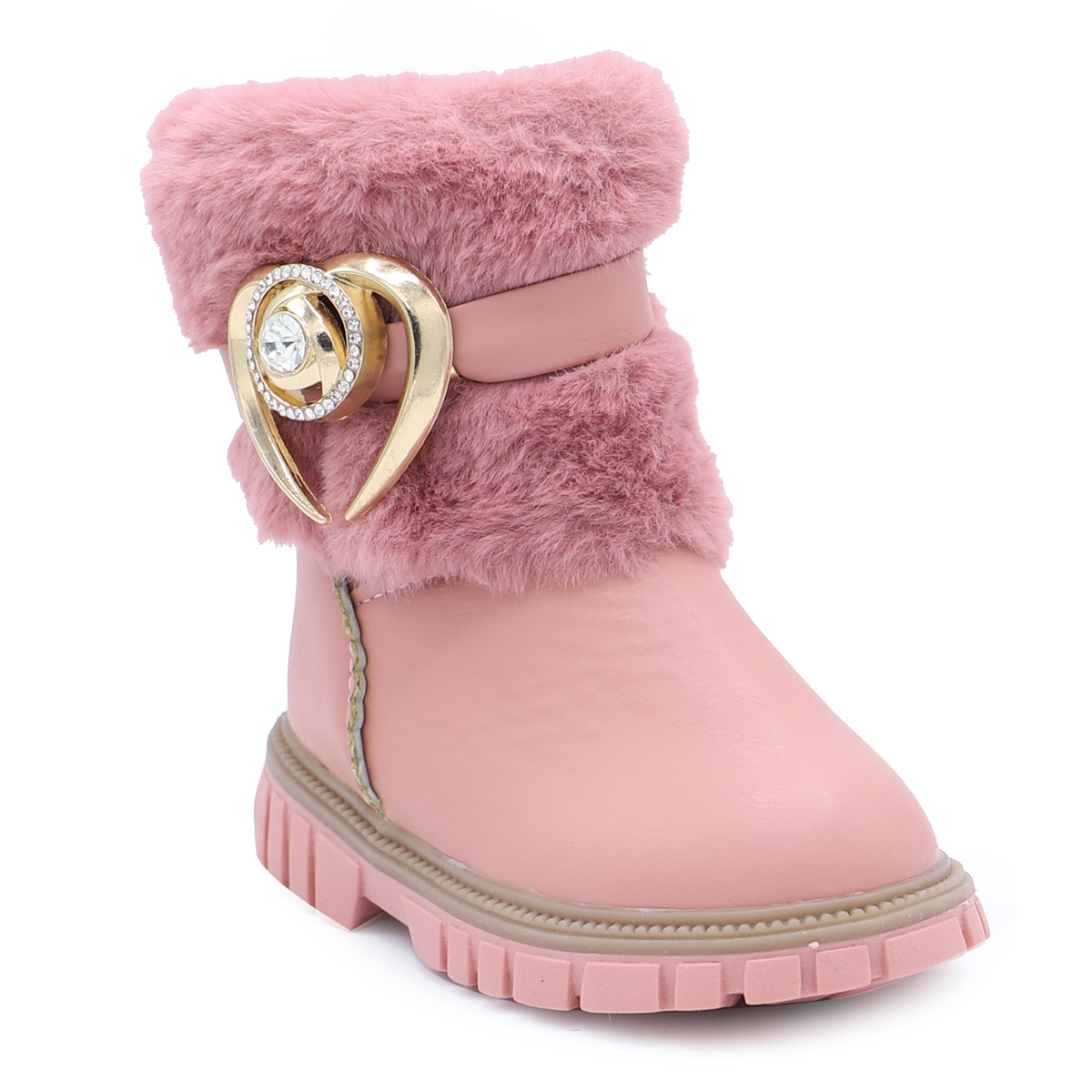 Pink Casual Boots G50430